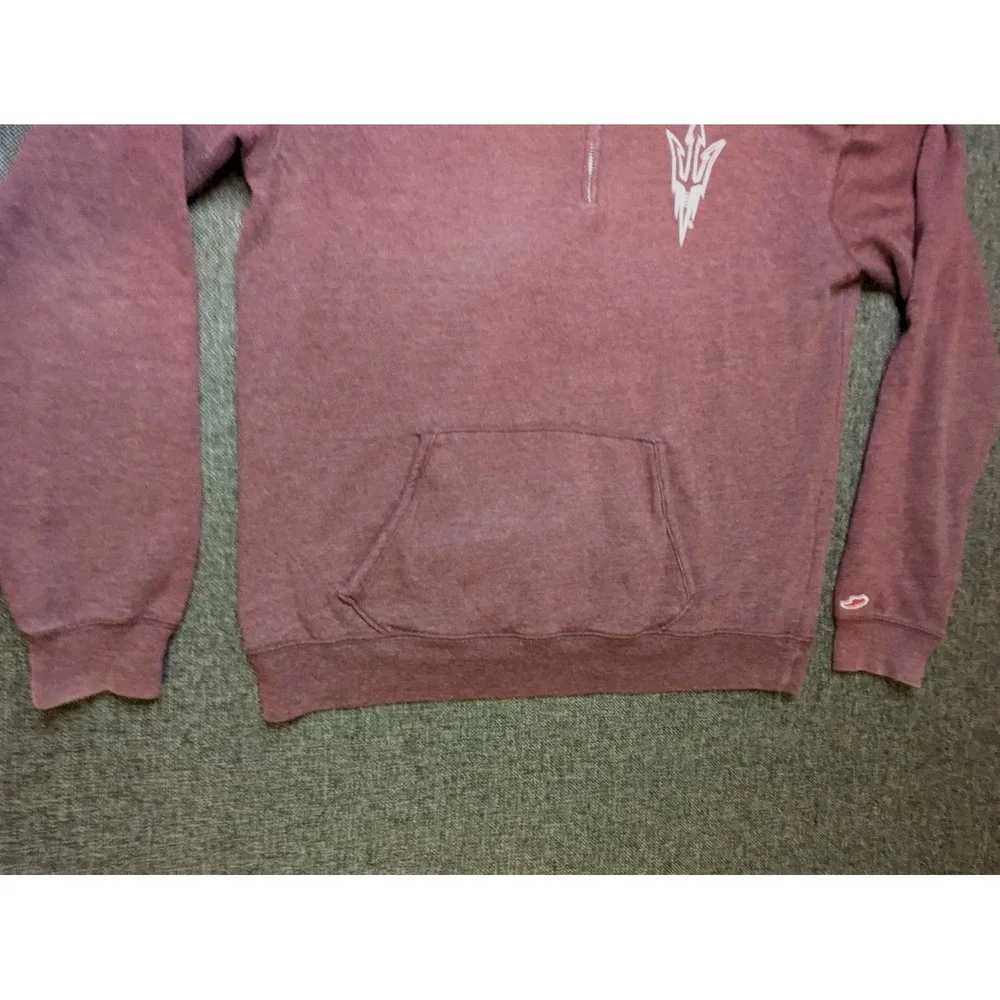 Arizona State Sun Devils Jacket Medium Red NCAA College Logo Pullover Sweatshirt